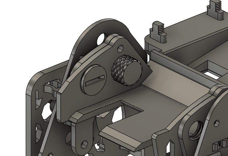 Securing the side with screws