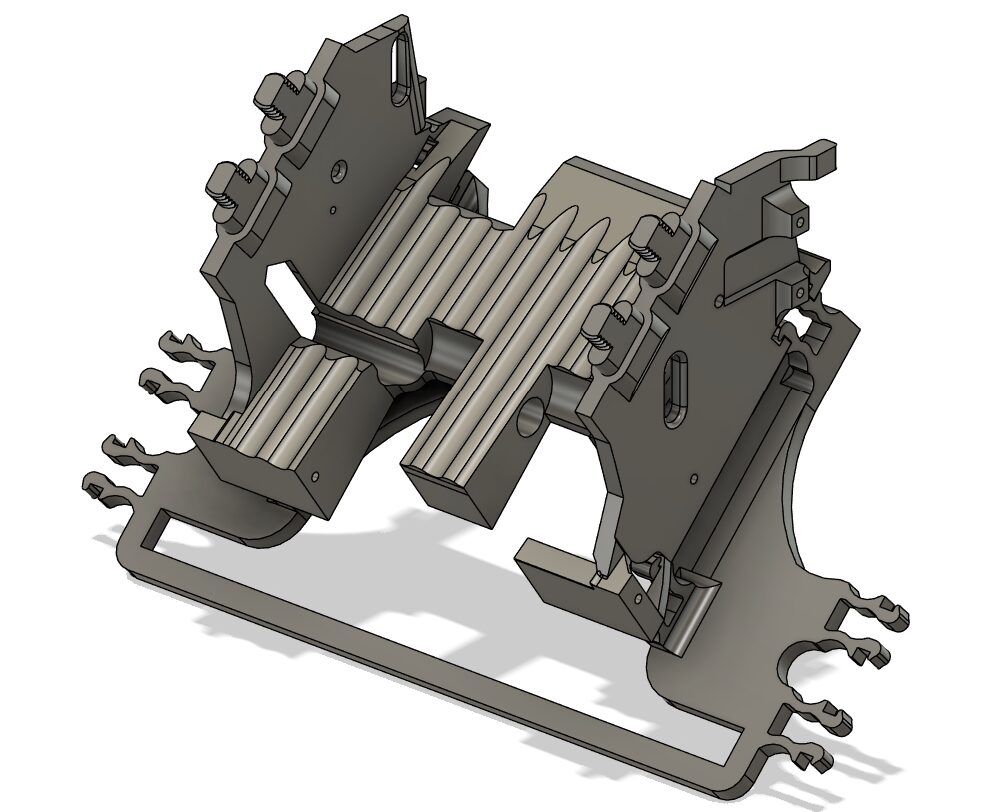 Connecting Scanner Base to Scanner Base Bottom