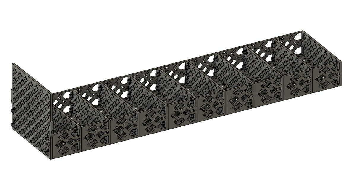 Attaching Tray Front