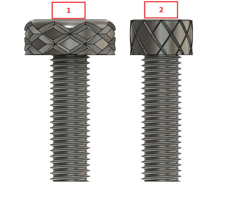 Tray guide reference piece #1 and #2