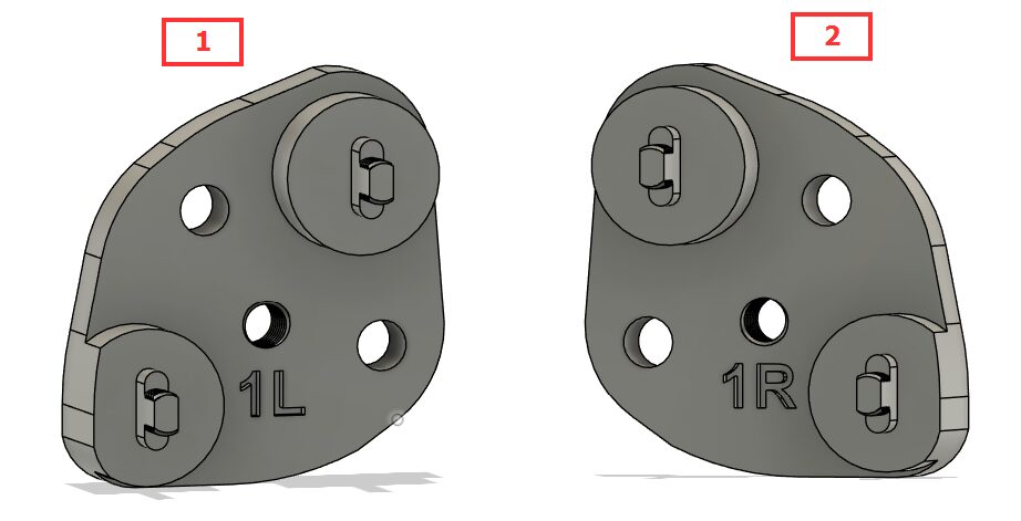 Left Guide 1 and Right Guide 1