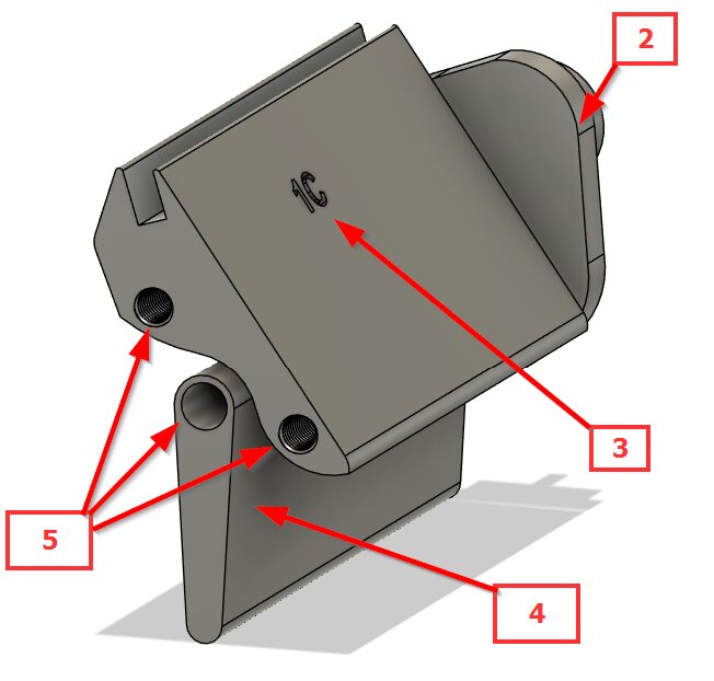 Securing Guide 1 pieces to Center Guide 1