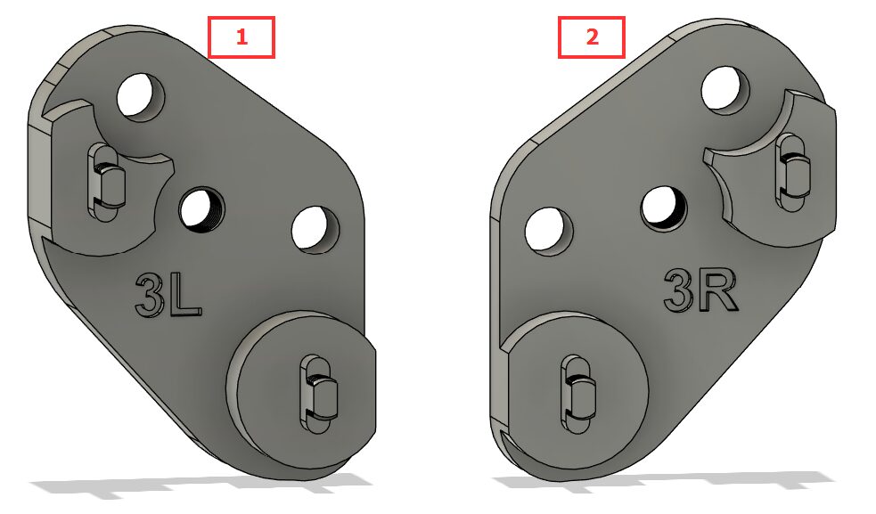 Left Guide 3 and Right Guide 3