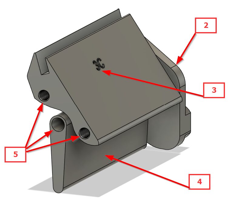 Securing Guide 3 pieces to Center Guide 3