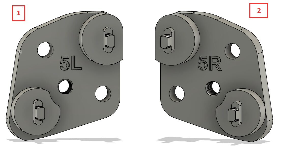 Left Guide 5 and Right Guide 5