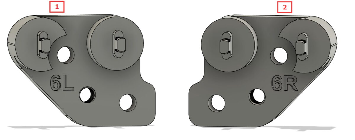 Left Guide 6 and Right Guide 6