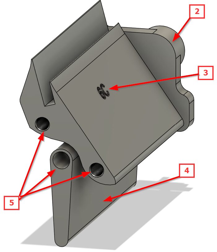 Securing Guide 6 pieces to Center Guide 6