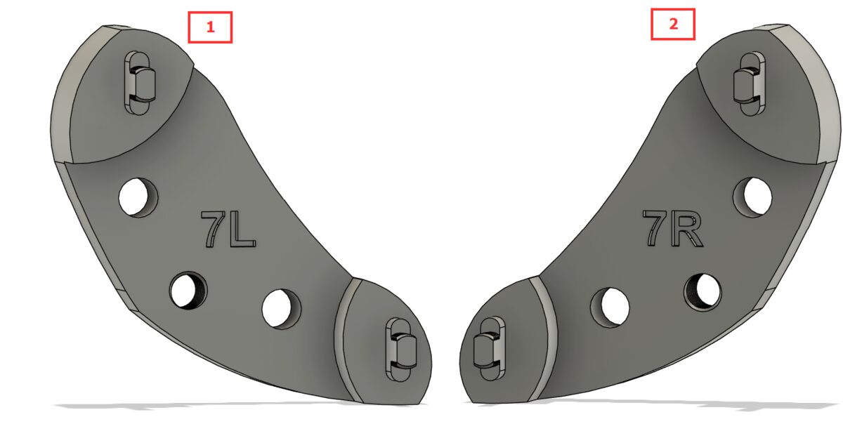 Left Guide 7 and Right Guide 7