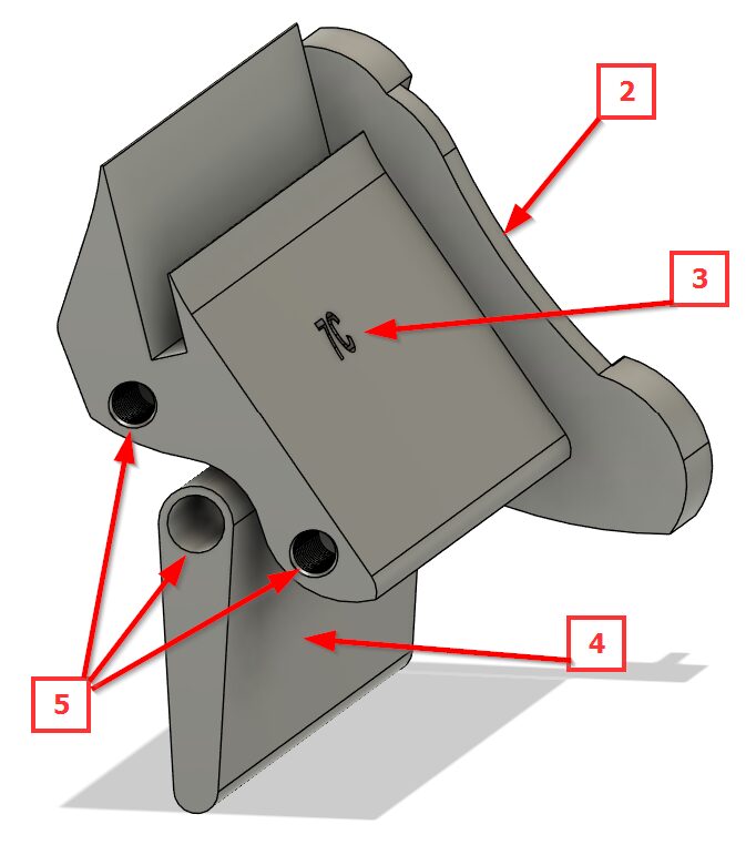 Securing Guide 7 pieces to Center Guide 7