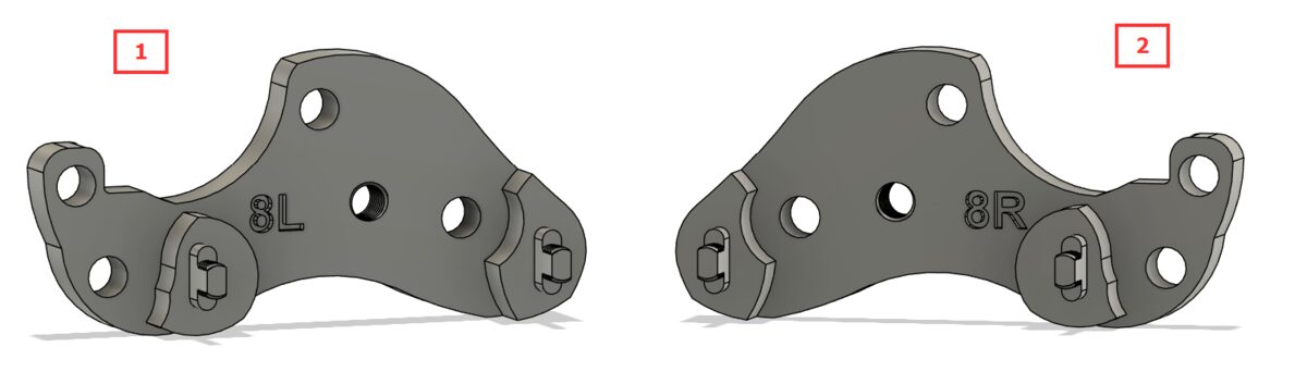 Left Guide 8 and Right Guide 8