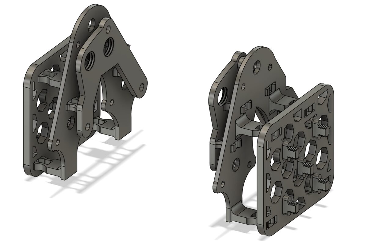 Connecting Base Leg Left and Right to matching outer legs